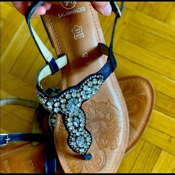 Salamander the brand bedazzled sandals - Picture 1 of 4